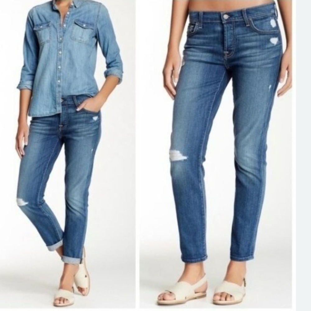 7 For All Mankind Josefina Jeans Skinny Boyfriend